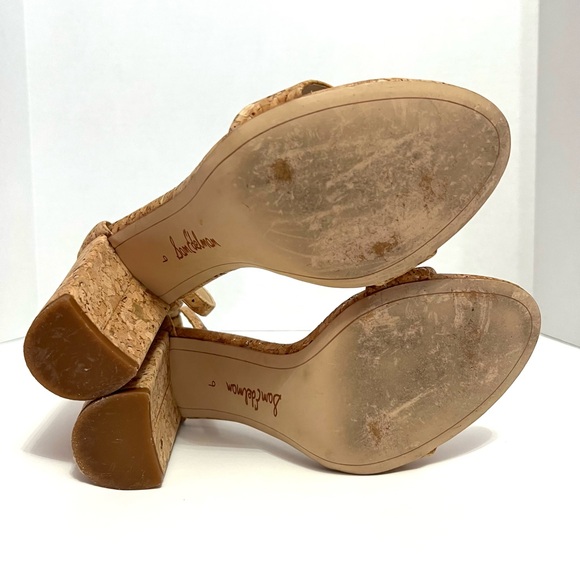 Sam Edelman Tan Cork Heels - Picture 8 of 8